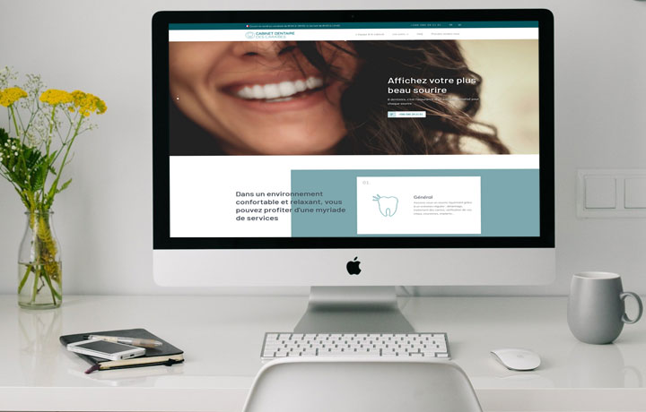 Site internet du cabinet dentaire des Caraïbes à Saint-Martin