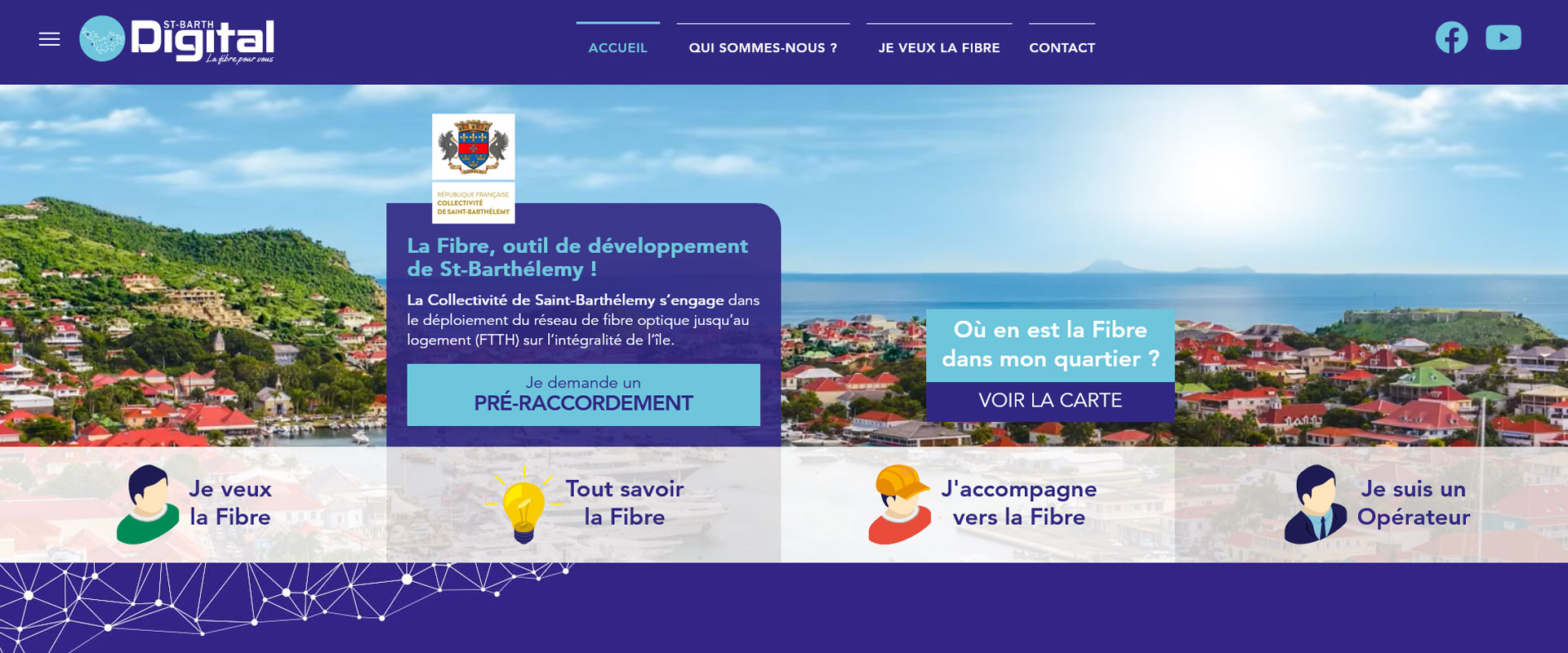 Site internet de St Barth Digital